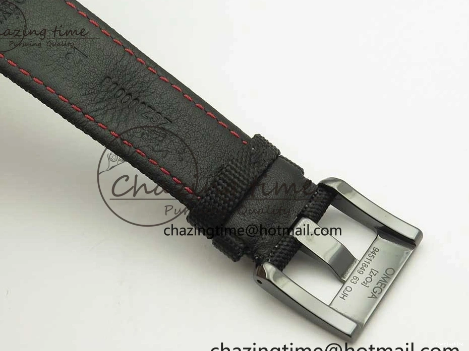 1229 Premium Speedmaster “Dark Side of The Moon” Real Ceramic OMF 1:1 Best Edition on Nylon Strap A 7977